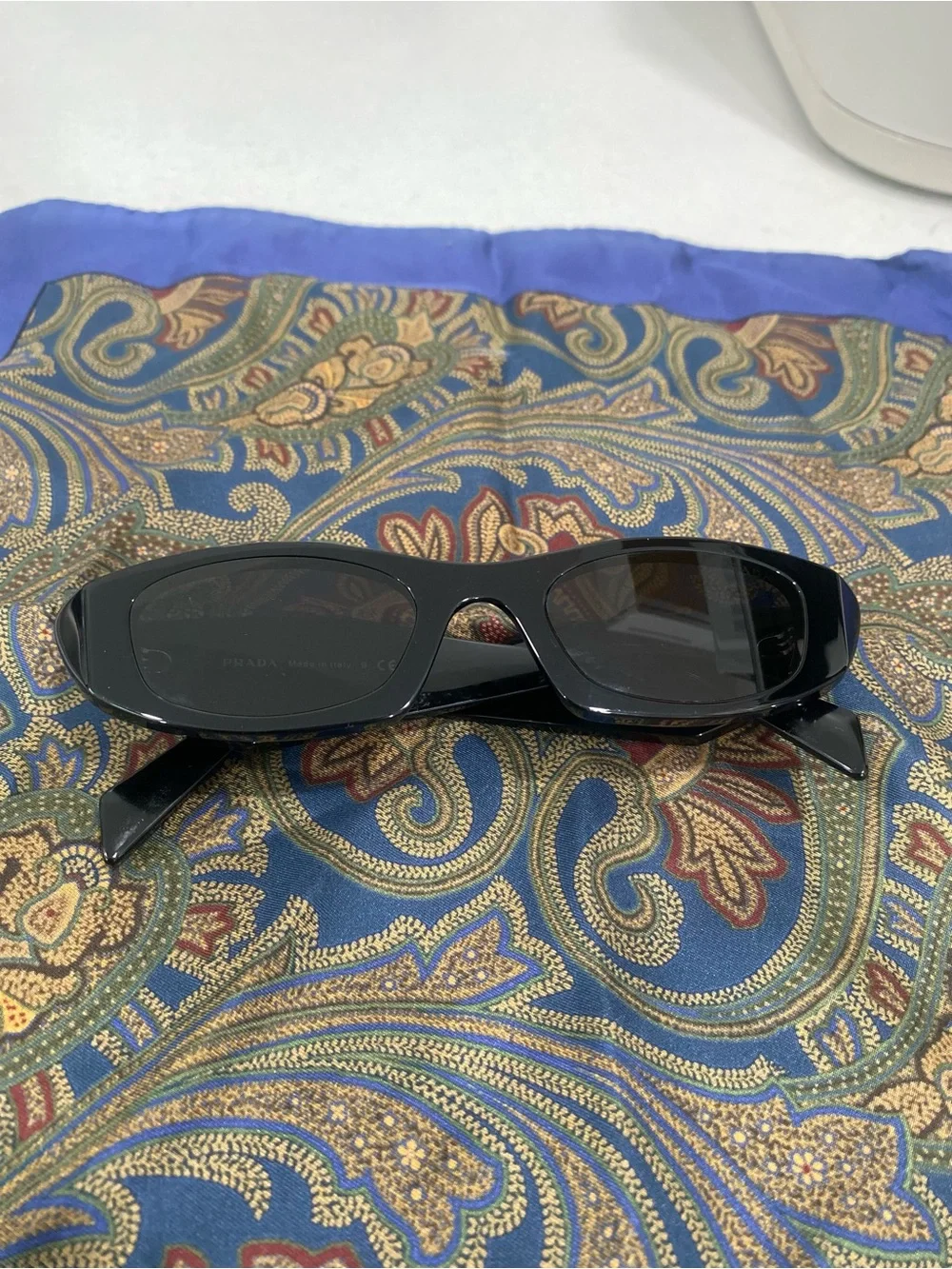 Prada SPRB16 Black Cat-Eye Sunglasses
